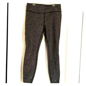 Eddie Bauer twill gray/black leggings